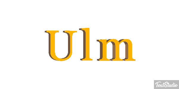 Ulm Effet de texte