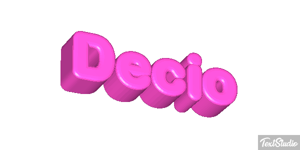 Decio Effetto testo