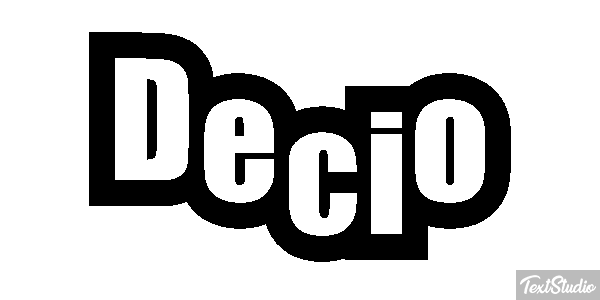 Decio Effetto testo