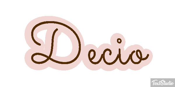 Decio Effetto testo