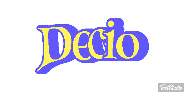 Decio Effetto testo