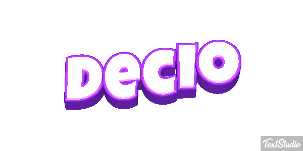 Decio Effetto testo