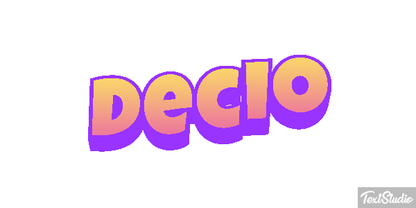 Decio Effetto testo