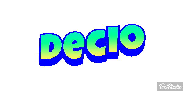 Decio Effetto testo
