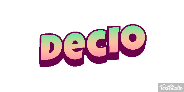 Decio Effetto testo