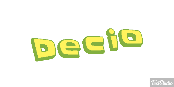 Decio Effetto testo