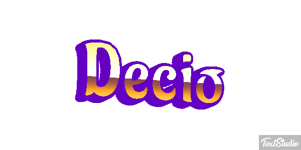 Decio Effetto testo
