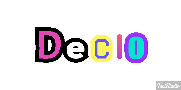 Decio Effetto testo