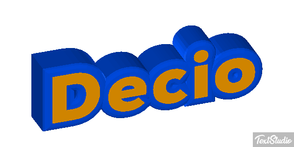 Decio Effetto testo