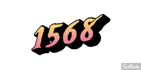 1568 Texteffekt