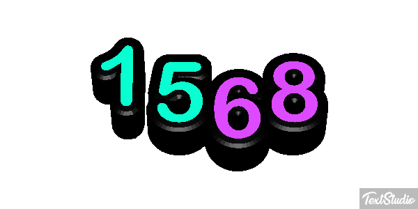 1568 Texteffekt