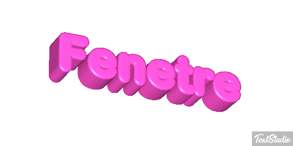 Fenêtre Effet de texte