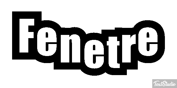Fenêtre Effet de texte