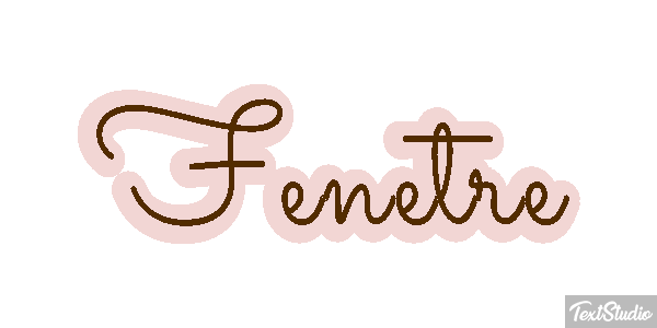 Fenêtre Effet de texte