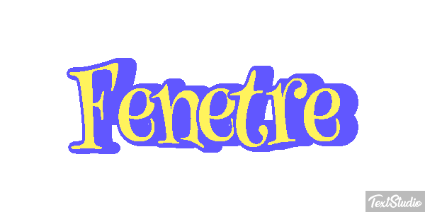 Fenêtre Effet de texte