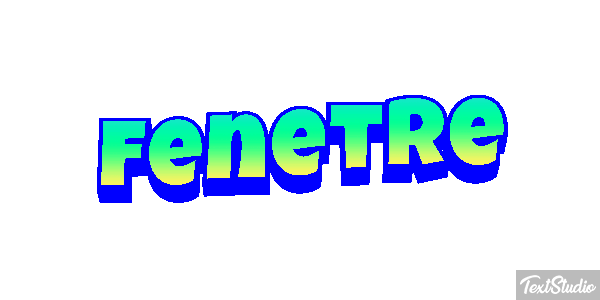 Fenêtre Effet de texte