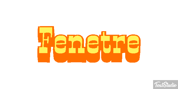Fenêtre Effet de texte