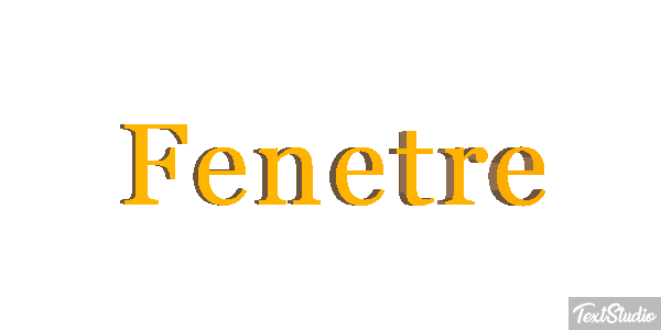 Fenêtre Effet de texte