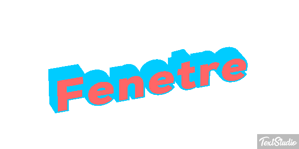 Fenêtre Effet de texte