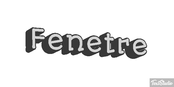 Fenêtre Effet de texte