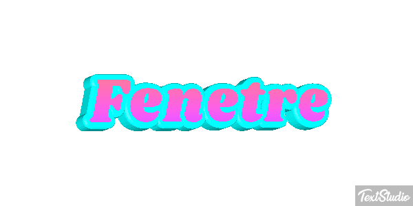 Fenêtre Effet de texte