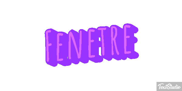 Fenêtre Effet de texte