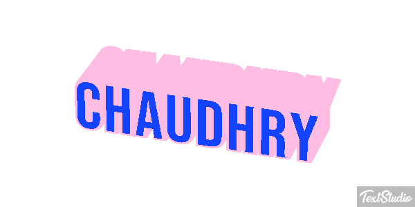 Chaudhry Texteffekt
