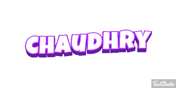 Chaudhry Texteffekt