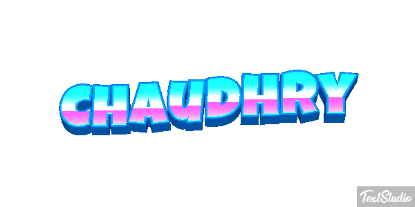 Chaudhry Texteffekt