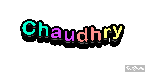 Chaudhry Texteffekt
