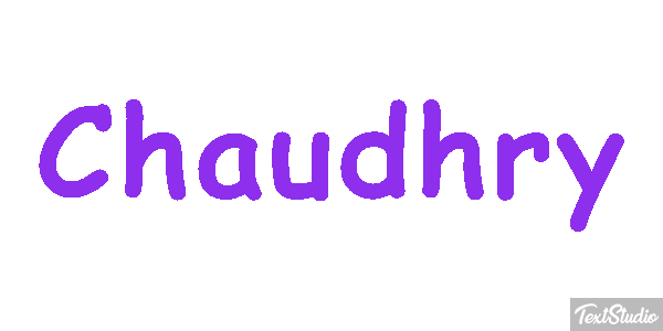 Chaudhry Texteffekt