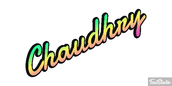 Chaudhry Texteffekt