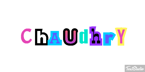 Chaudhry Texteffekt