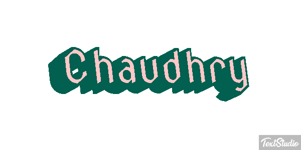Chaudhry Texteffekt