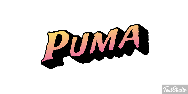 Puma Efecto de texto
