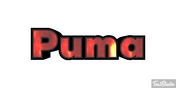 Puma Efecto de texto