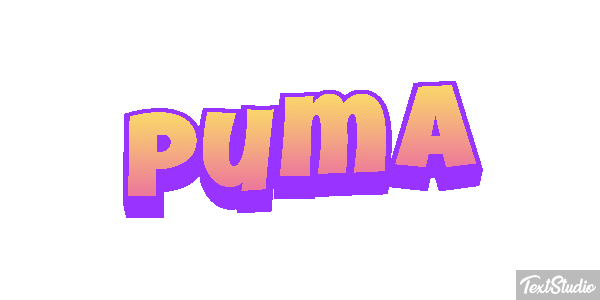 Puma Efecto de texto