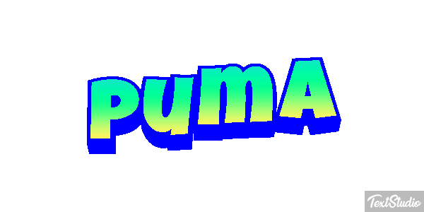 Puma Efecto de texto