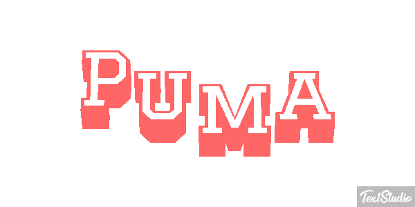Puma Efecto de texto