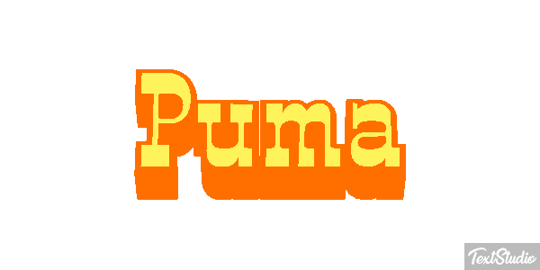 Puma Efecto de texto