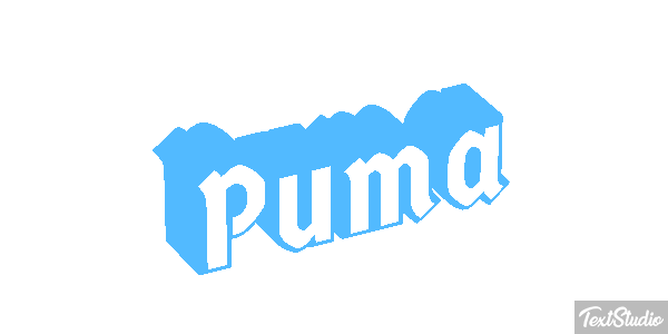 Puma Efecto de texto