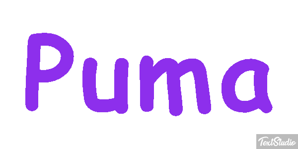 Puma Efecto de texto