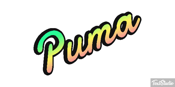 Puma Efecto de texto