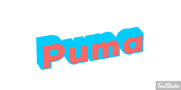 Puma Efecto de texto