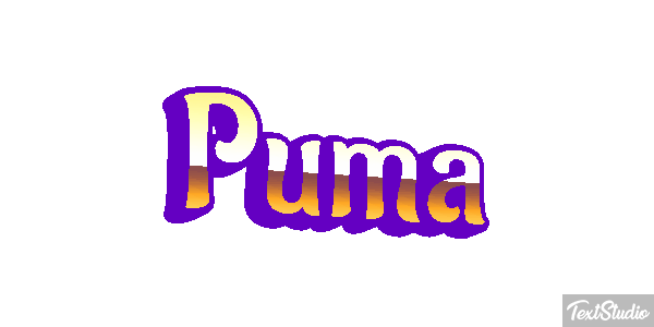 Puma Efecto de texto