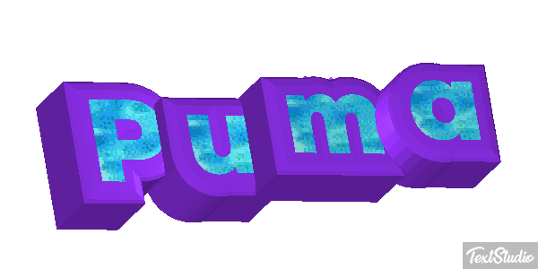 Puma Efecto de texto