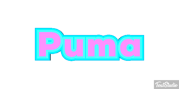 Puma Efecto de texto