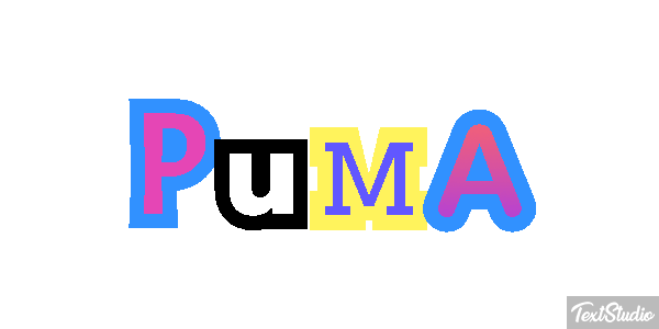Puma Efecto de texto