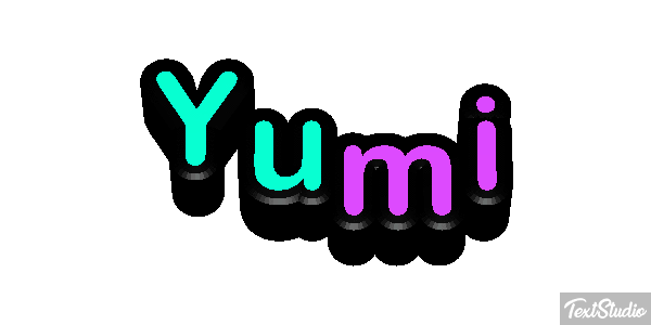 Yumi Text effect