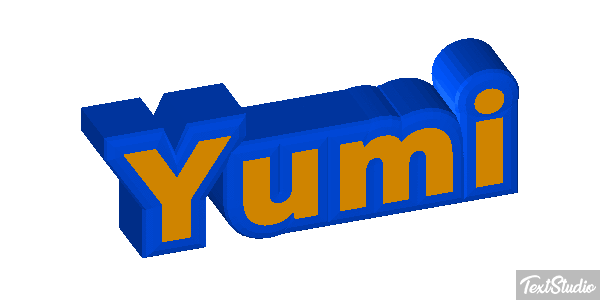 Yumi Text effect